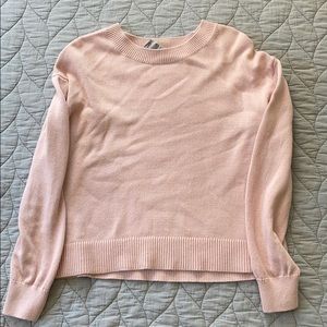 Everlane blush lightweight sweater
